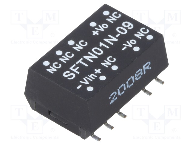 Converter: DC/DC; 1W; Uin: 21.6÷26.4V; 9VDC; Iout: 11.1÷111mA; SMD