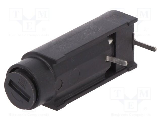 Fuse holder; cylindrical fuses; Mounting: THT; 5x20mm; -40÷85°C