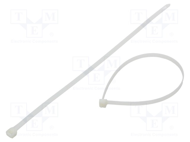 Cable tie; L: 430mm; W: 9mm; polyamide; 778N; natural; -40÷85°C