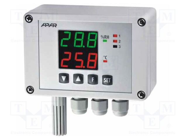 Module: regulator; temperature,humidity; SPDT; OUT 2: SPST-NO