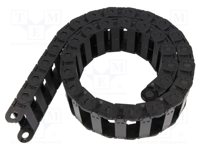 Cable chain; Series: B15; Bend.rad: 75mm; L: 1006mm; Int.width: 50mm