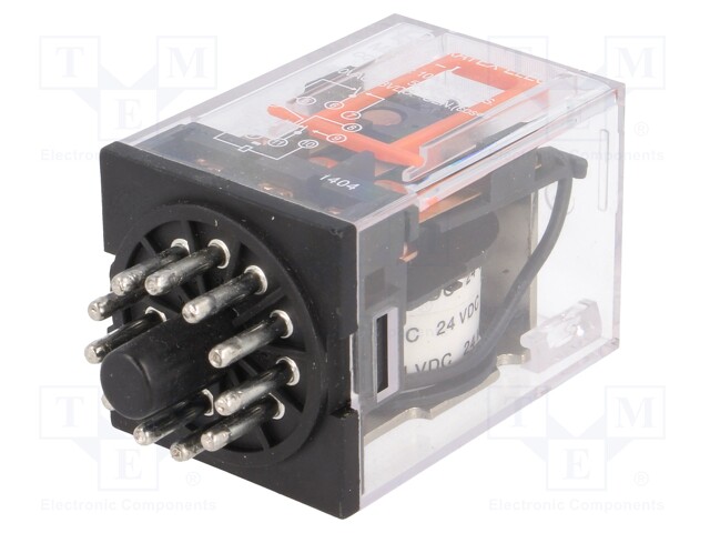 Relay: electromagnetic; 3PDT; 24VDC; 10A; max.250VAC; industrial