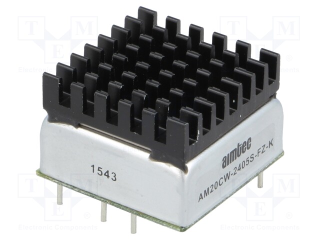 Converter: DC/DC; 20W; Uin: 9÷36V; 5VDC; Iout: 4A; 1"x1"; 23.4g