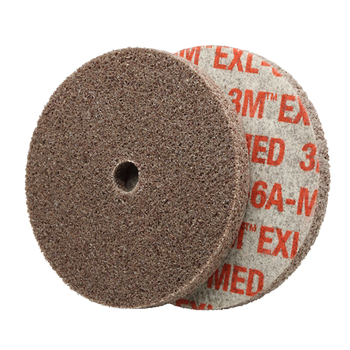 Scotch-Brite™ EXL Unitized Wheel, XL-UW, 6A Medium, 1-1/2 in x 1/8 in x 3/16 in