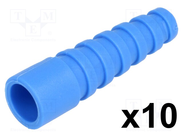 Strain relief; RG58; blue; Application: BNC plugs; 10pcs.