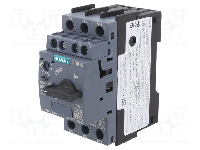 Motor breaker; 0.37kW; Auxiliary contacts: NO + NC; 220÷690VAC