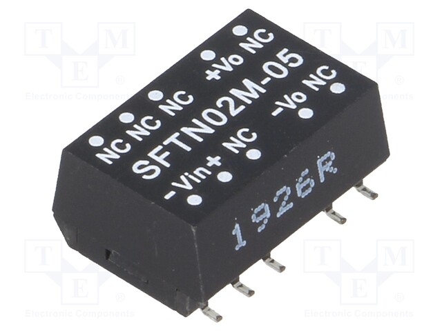 Converter: DC/DC; 2W; Uin: 10.8÷13.2V; 5VDC; Iout: 40÷400mA; SMD