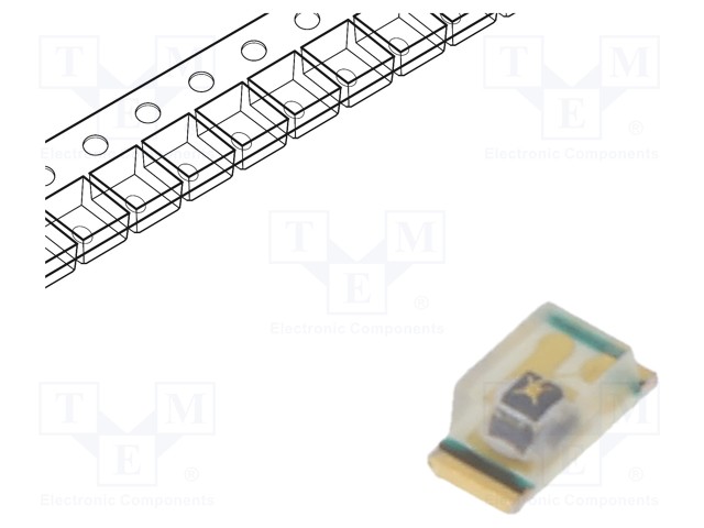 IR transmitter; 0603; 940nm; transparent; 0.2÷0.6mW; 140°; SMD