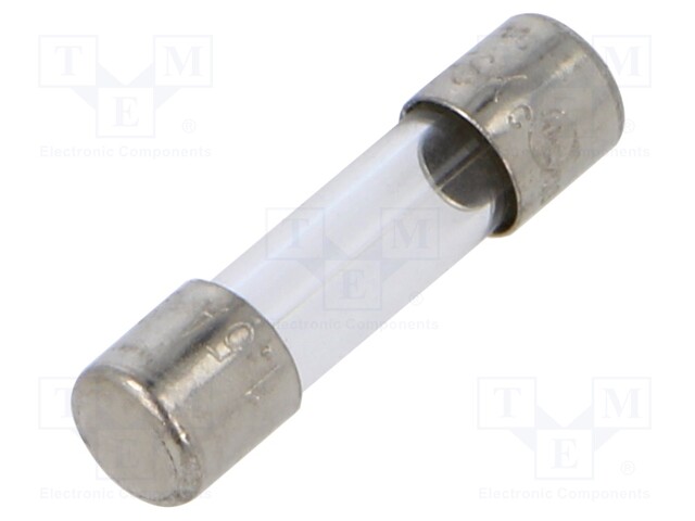 Fuse: fuse; quick blow; 1.5A; 250VAC; cylindrical,glass; 5.2x20mm