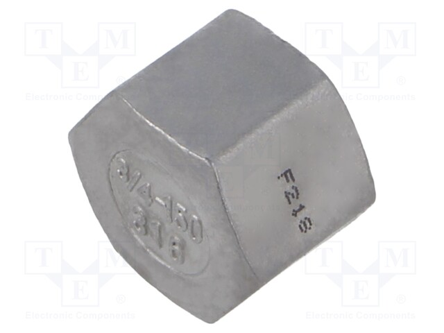 Protection cap; max.10bar; acid resistant steel AISI 316