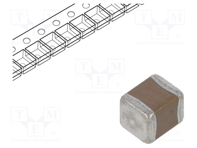 SMD Multilayer Ceramic Capacitor, 10 µF, 25 V, 1210 [3225 Metric], ± 10%, X7R, GCM Series