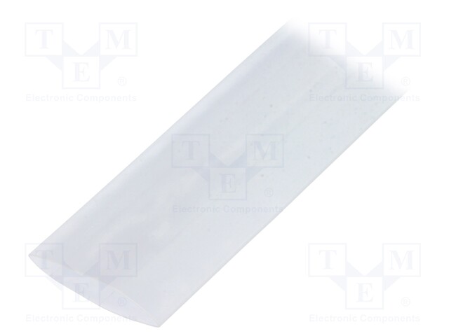 Heat shrink sleeve; flexible; 2: 1; 19mm; L: 1.2m; transparent