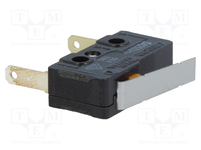 Microswitch SNAP ACTION; with lever; SPST-NC; 5A/125VAC; Pos: 2