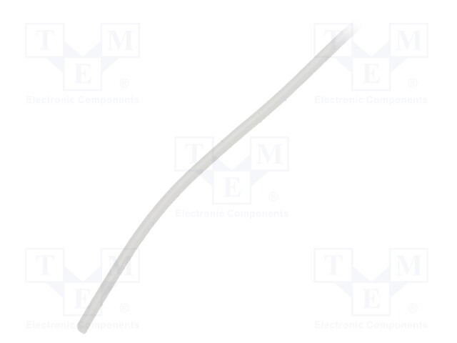 Insulating tube; Mat: silicone; transparent; -50÷200°C; Øint: 1mm