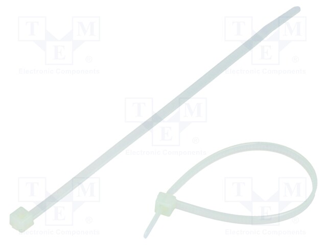 Cable tie; L: 150mm; W: 3.5mm; polyamide; 135N; natural; Ømax: 35mm