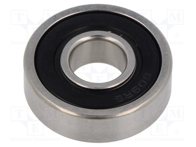 Bearing: single row deep groove ball; Øint: 9mm; Øout: 24mm; W: 7mm