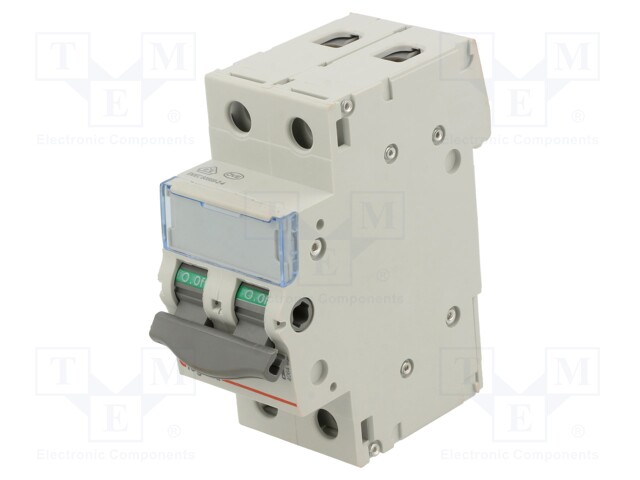 Switch-disconnector; Poles: 2; DIN; 40A; 400VAC; FR300; IP20