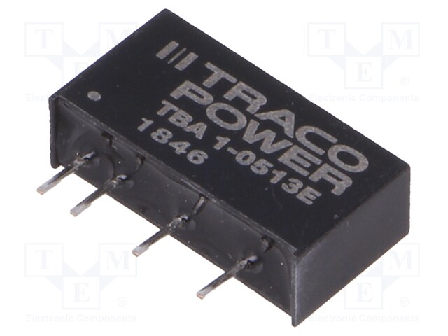 Converter: DC/DC; 1W; Uin: 4.5÷5.5V; Uout: 15VDC; Iout: 66mA; SIP7