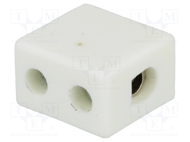 Terminal block; screw terminal; ways: 1; for cable; 10mm2; 450V