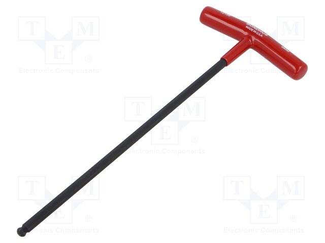 Wrench; hex key,spherical; HEX 6mm; Overall len: 266mm