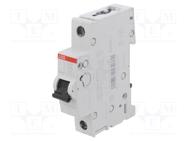 Circuit breaker; DIN; Charact: Z; 6kA; IP20; 0.75÷25mm2