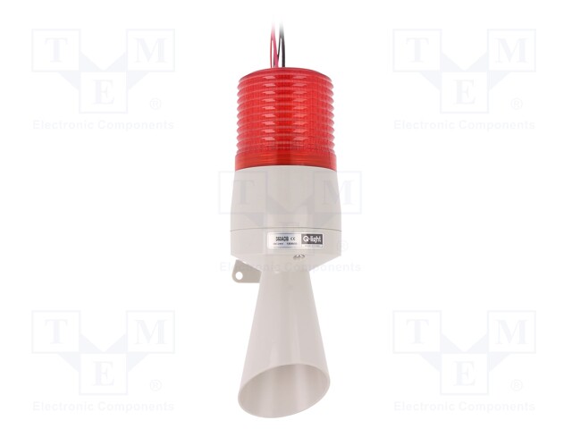 Signaller: lighting-sound; 24VDC; Colour: red; IP54; -30÷50°C