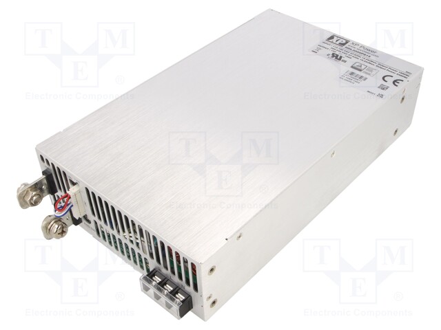 Power supply: switched-mode; 2400W; 15VDC; 160A; OUT: 1; 3.6kg; 89%