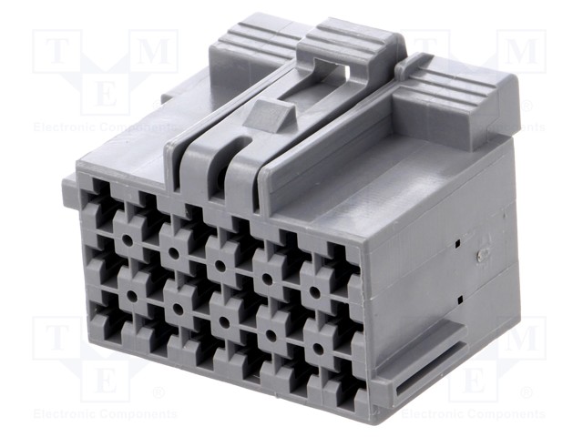 Connector: rectangular; JPT; plug; female; w/o contacts; PIN: 18