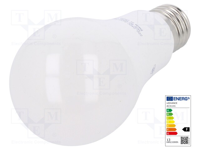 LED lamp; warm white; E27; 230VAC; 1521lm; 14W; 2700K; CRImin: 80