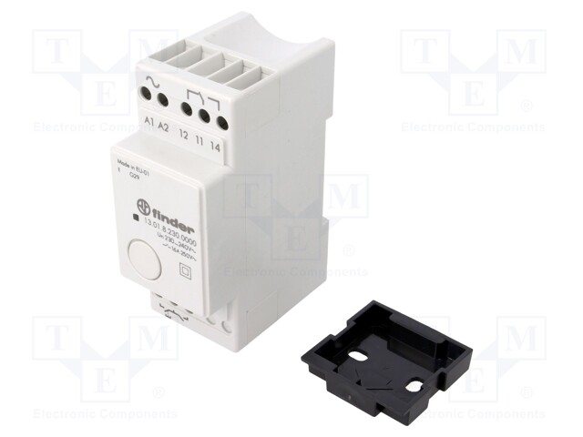 Relay: installation; bistable,monostable; SPDT; 230VAC; 16A; IP20