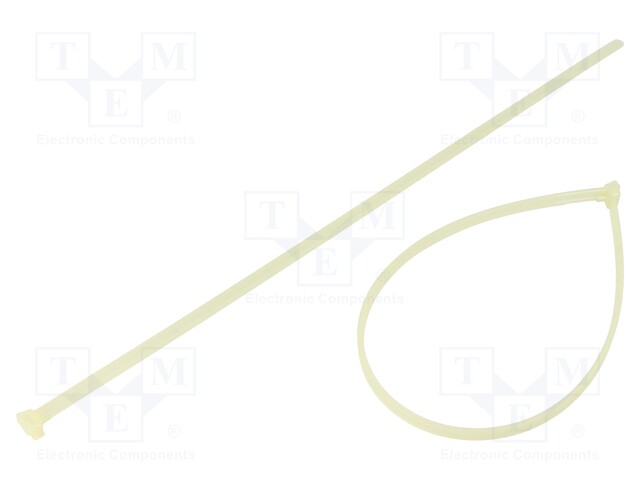 Cable tie; locked by fibre glass pin; L: 360mm; W: 6mm; polyamide