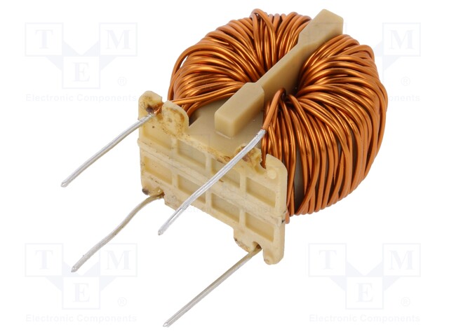 Inductor: wire; THT; 15mH; 6.3A; 51mΩ; 230VAC; 17.8x18mm; -20÷+50%