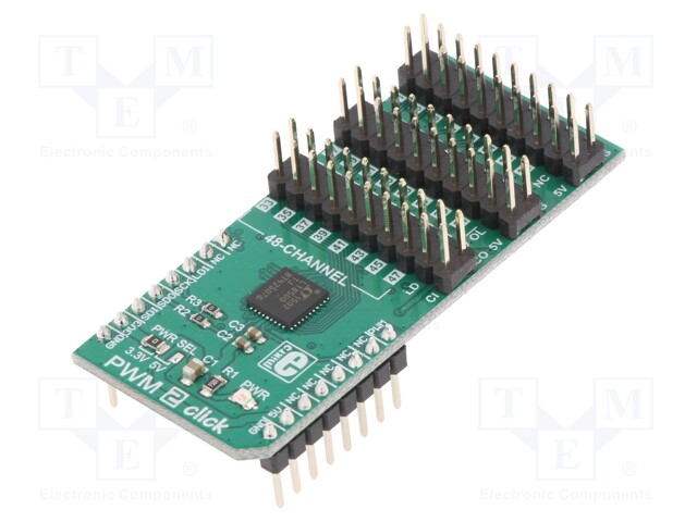 Click board; PWM; PWM,SPI; LT8500; pin strips,mikroBUS connector