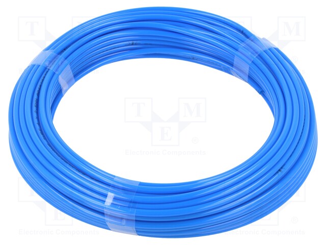 Pneumatic tubing; 11bar; L: 25m; polyurethane; blue