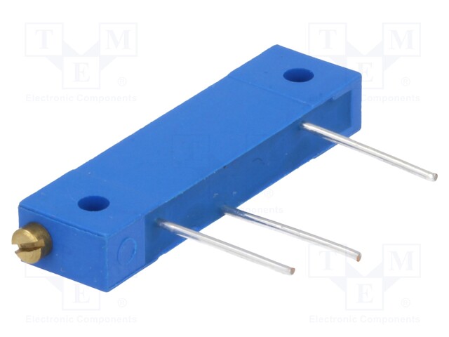 Potentiometer: mounting; multiturn; 100Ω; 1W; No.of el.turns: 22