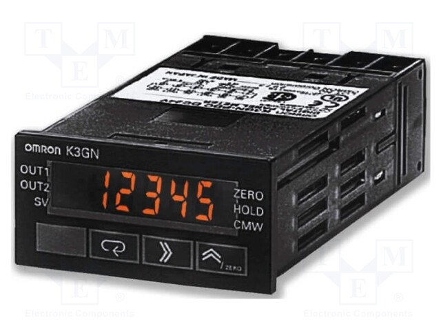 Module: meter; AC/DC voltage,AC/DC current; DIN; SPST-NO x2