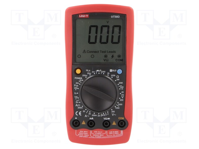 Digital multimeter; LCD (1999); 2-3x/s; VDC: 200m/20/200/1000V