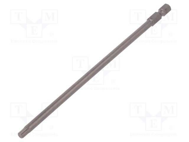 Screwdriver bit; Allen hex key; HEX 4mm; Overall len: 152mm