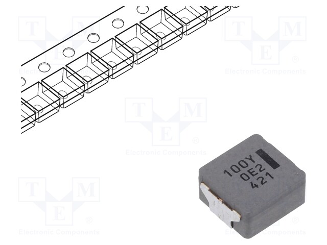 Inductor: wire; SMD; 10uH; 10.7A; 23.8mΩ; ±20%; 10.7x10x5.4mm