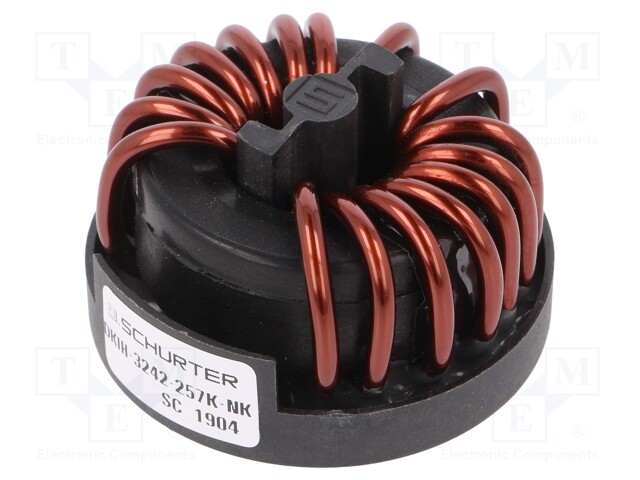 Inductor: wire with current compensation; THT; 2.35mH; 1.6mΩ