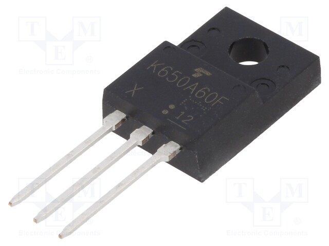 Transistor: N-MOSFET; unipolar; 600V; 11A; Idm: 44A; 45W; TO220FP