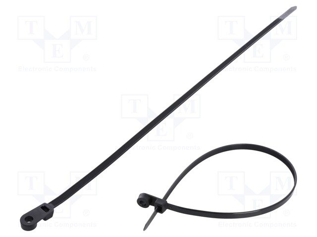 Cable tie; with a hole for screw mounting; L: 420mm; W: 7.6mm