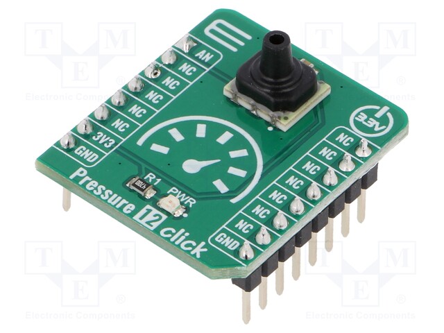 Click board; pressure sensor; analog; ABPLLNN600MGAA3; 3.3VDC