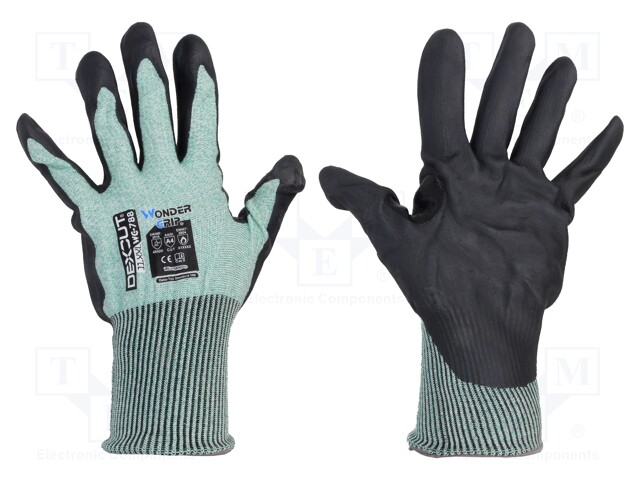 Protective gloves; Size: 11,XXL; green; Dexcut
