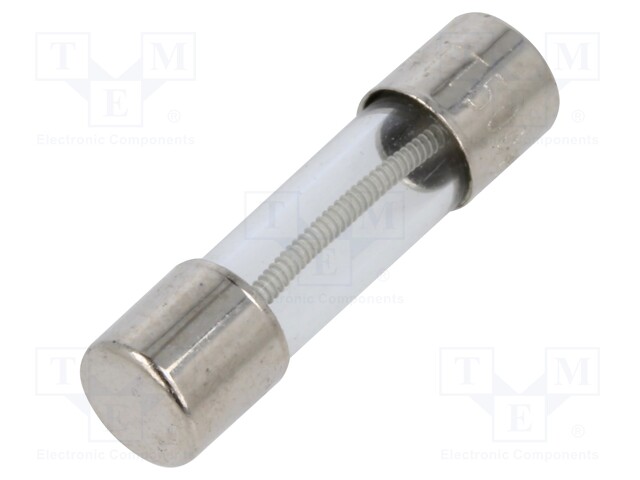 Fuse: fuse; time-lag; 500mA; 250VAC; cylindrical,glass; 5x20mm