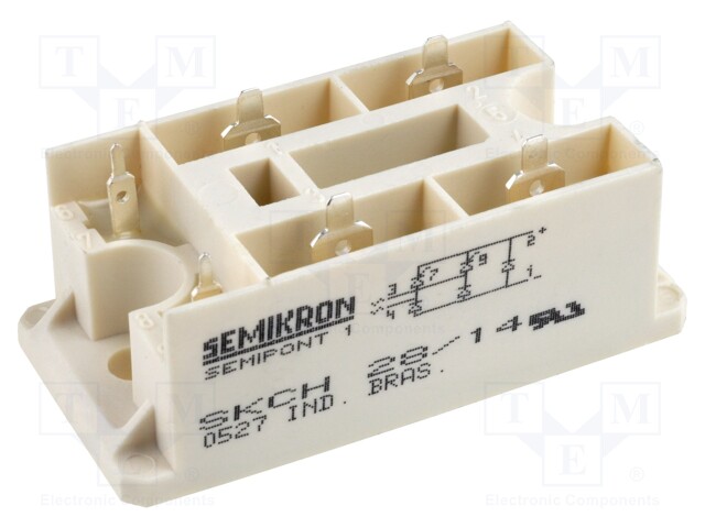 Controlled bridge rectifier; Urmax: 1.4kV; If: 30A; Igt: 100mA