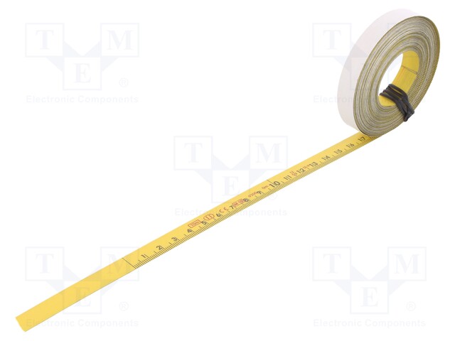 Measuring tape; L: 10m; Width: 13mm; Enclos.mat: steel