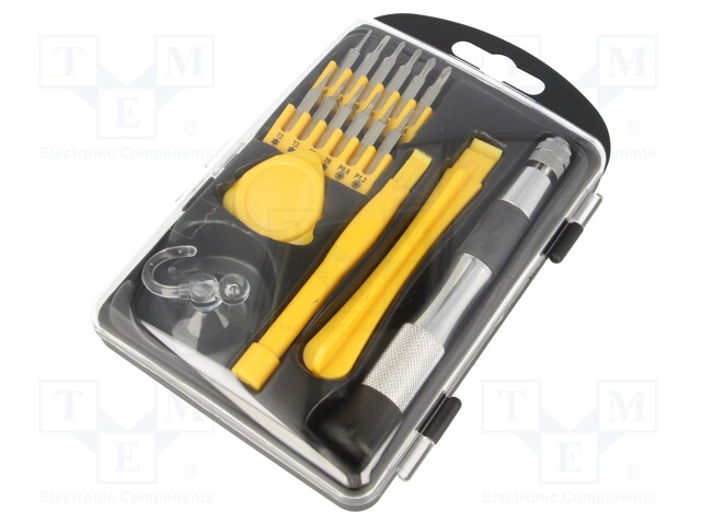 Screwdrivers; Pcs: 17; Features: to repair a mobile phone