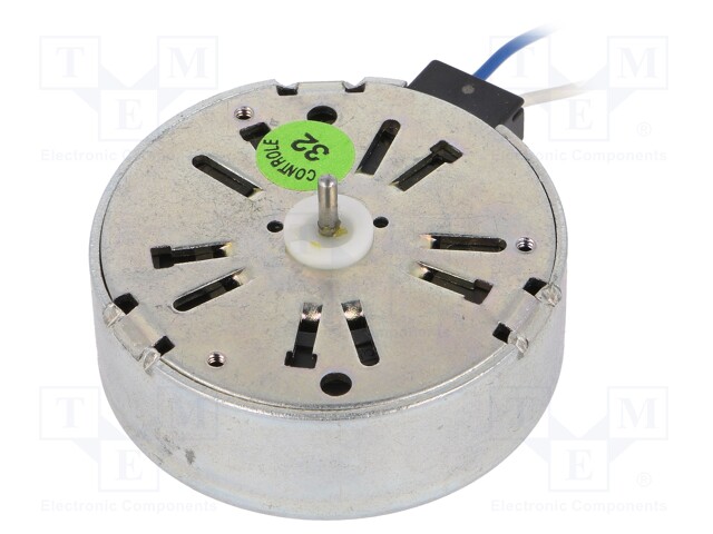 Motor: AC; 1-phase; 3W; 230VAC; 600rpm; 600rpm; 3.3mNm; 0.16kg; IP40