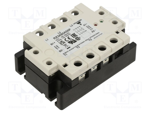 Relay: solid state; Ucntrl: 20÷50VDC; Ucntrl: 24÷275VAC; 55A; IP10